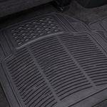 Set de 4 Alfombras para Auto de Hule HS Negras