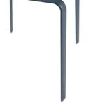Silla de Jardín Idaho Sin Brazos de Aluminio Color Azul