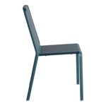 Silla de Jardín Idaho Sin Brazos de Aluminio Color Azul