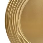 Plato Base de 33 cm con Diseño Texturizado Color Dorado