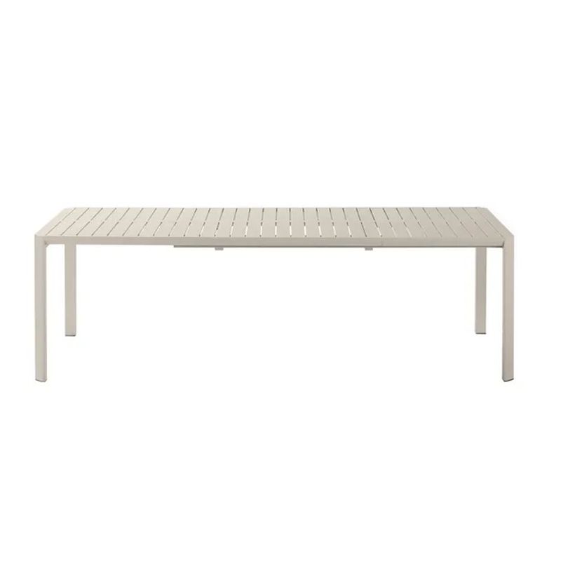 Mesa de Jardín Extensible Idaho de Aluminio de 180 a 240 x 100 x 76 cm Color Beige