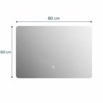 Espejo LED Rectangular 80 x 60 cm con Luz Táctil