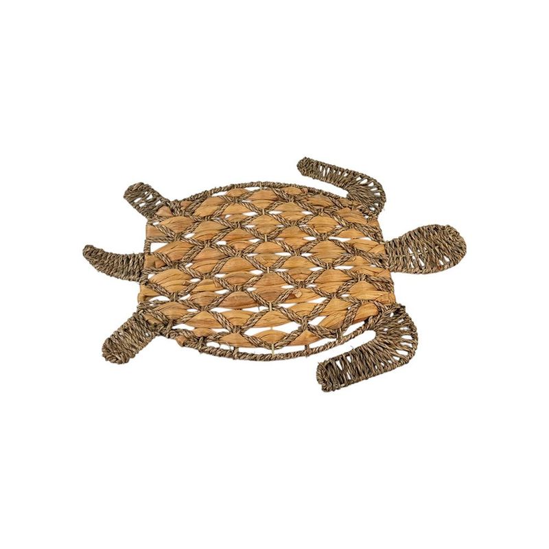Individual Decorativo de 50 cm Diseño Tortuga Tejido Natural