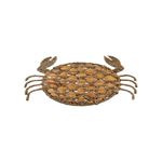 Individual Decorativo de 47 cm Diseño Cangrejo Tejido Natural