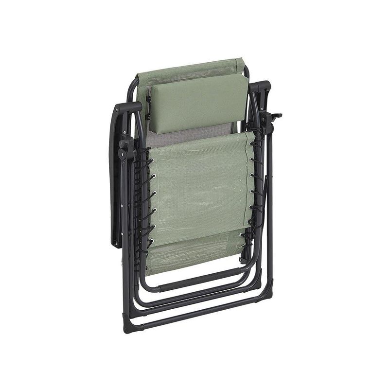 Silla de Jardín Gravedad Cero II de 87 x 110 x 66 cm Color Verde