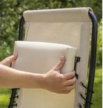 Silla de Jardín Gravedad Cero II de 87 x 110 x 66 cm Color Beige