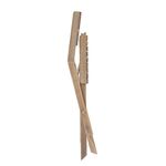 Set de 2 Sillas de Jardín Solis II sin Brazos de Acacia Color Natural