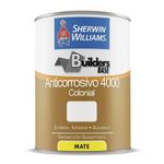 Builders Base Anticorrosivo 4000 Colonial Mate Blanco 1 Gal - Sherwin Williams