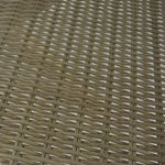 Mesa de Jardín Redonda Medena en Aluminio y Ratán de 160 x 160 x 74 cm