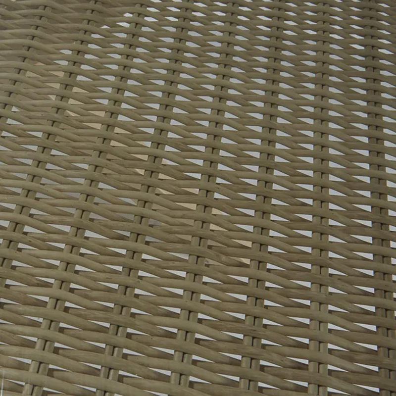 Mesa de Jardín Redonda Medena en Aluminio y Ratán de 160 x 160 x 74 cm