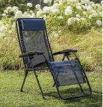 Silla de Jardín Gravedad Cero II de 87 x 110 x 66 cm Color Azul