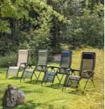 Silla de Jardín Gravedad Cero II de 87 x 110 x 66 cm Color Azul