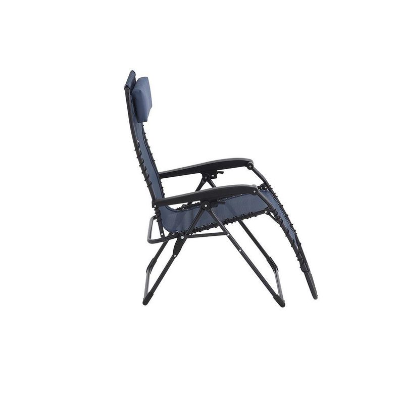 Silla de Jardín Gravedad Cero II de 87 x 110 x 66 cm Color Azul