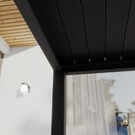 Extensión para Pérgola Bioclimática Modus de Aluminio Color Gris de 360 x 360 Cm