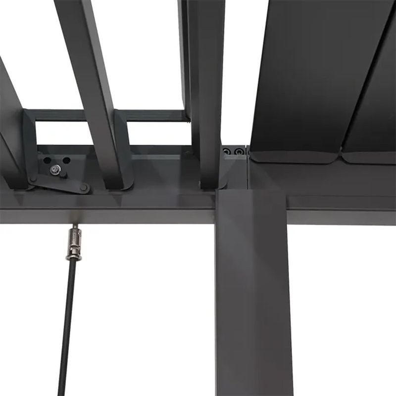 Extensión para Pérgola Bioclimática Modus de Aluminio Color Gris de 360 x 360 Cm