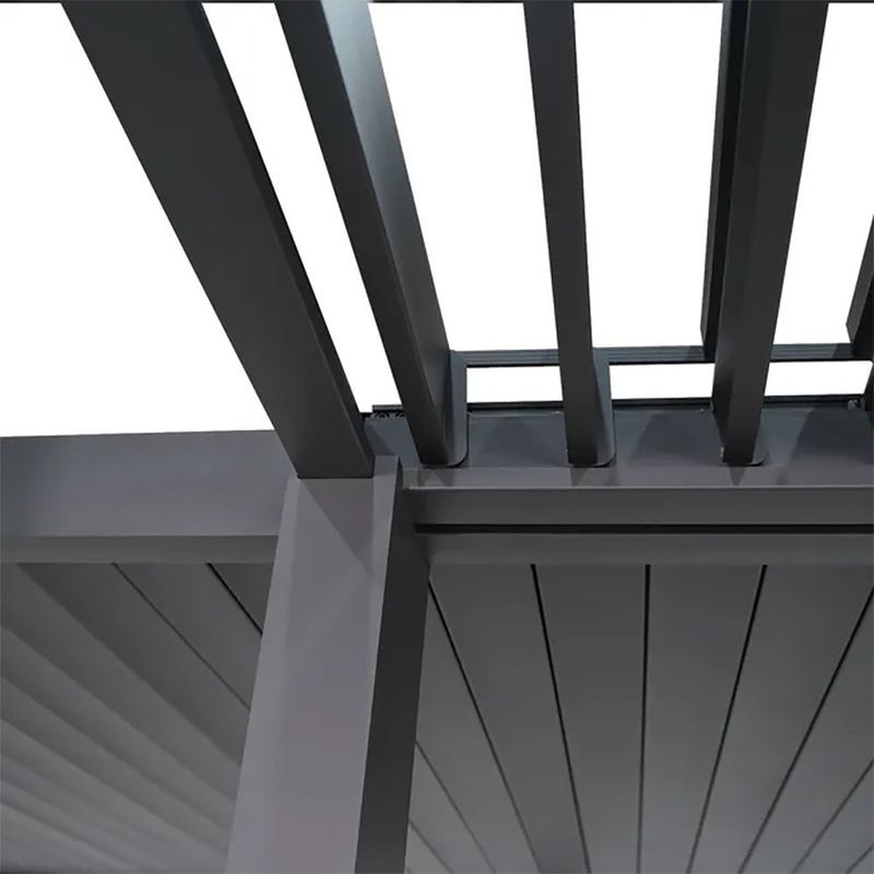 Extensión para Pérgola Bioclimática Modus de Aluminio Color Gris de 360 x 360 Cm