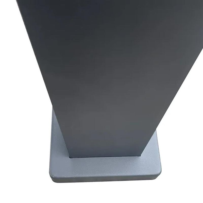 Pérgola Bioclimática Modus de Aluminio Color Gris 3.6 x 3.6 x 2.5 Metros