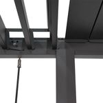 Pérgola Bioclimática Modus de Aluminio Color Gris 3.6 x 3.6 x 2.5 Metros