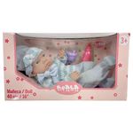 Muñeca Recién Nacida de 16 Plg Color Celeste