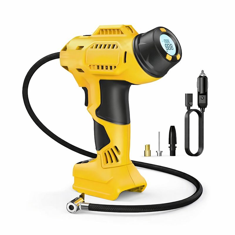 Inflador de Neumáticos Inalámbrico Portátil Pretul de 20 V 160 PSI