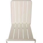 Silla de Jardín Idaho sin Brazos de Aluminio Color Beige