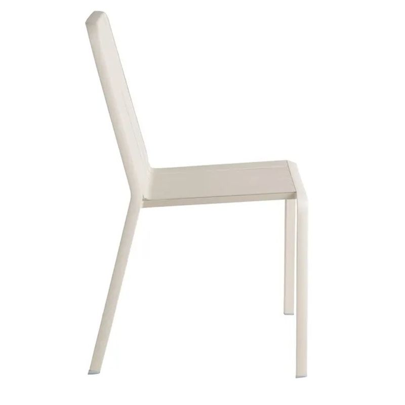Silla de Jardín Idaho sin Brazos de Aluminio Color Beige