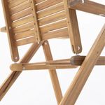 Sillón de Jardín Multiposición Solaris II de Acacia Color Madera