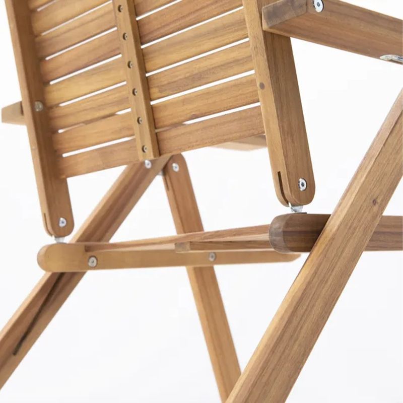 Sillón de Jardín Multiposición Solaris II de Acacia Color Madera