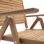 Sillón de Jardín Multiposición Solaris II de Acacia Color Madera