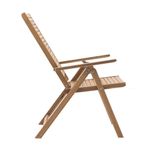 Sillón de Jardín Multiposición Solaris II de Acacia Color Madera