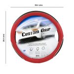 Cubre Volante para Auto Custom Grip Chrome Sport Rojo