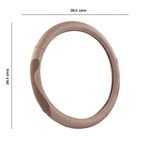 Cubre Volante para Auto de Cuero Sintético Beige