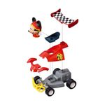 Set de Construcción Vehículo de Carreras Mickey 7 Pzas