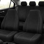 Cubre Asiento para Auto de Tela Gris Oscuro