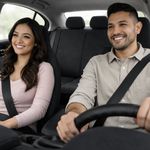 Cubre Asiento para Auto de Tela Gris Oscuro