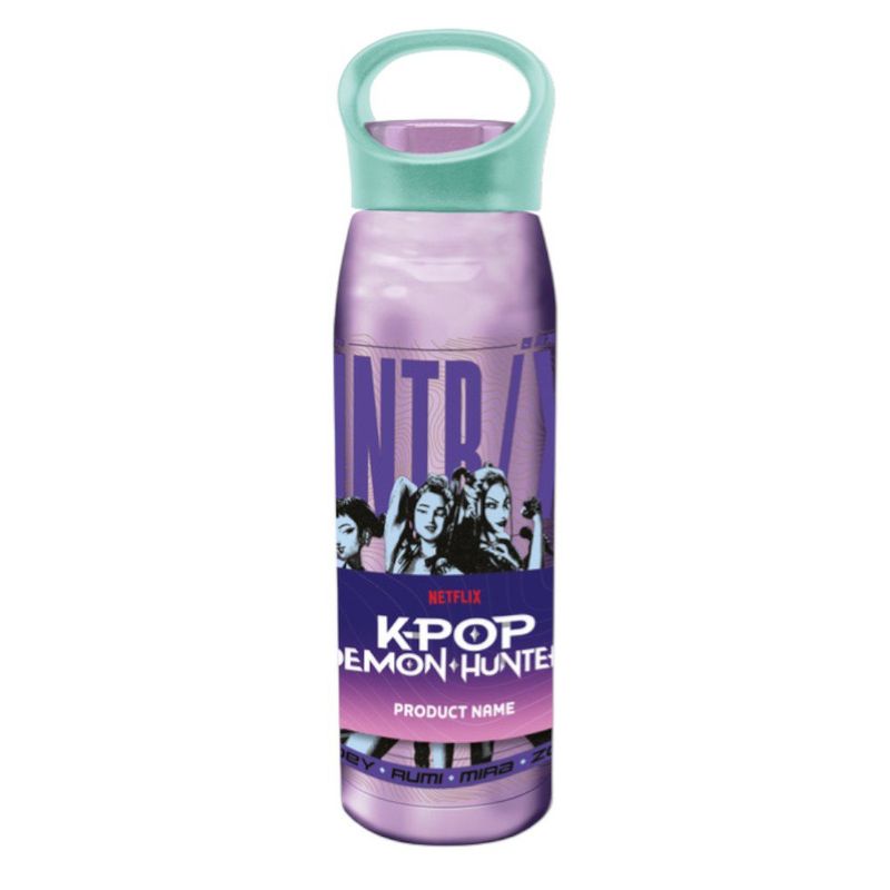 Pachón de Acero Inoxidable Huntrix K-pop Demon Hunters de 22.5 Oz