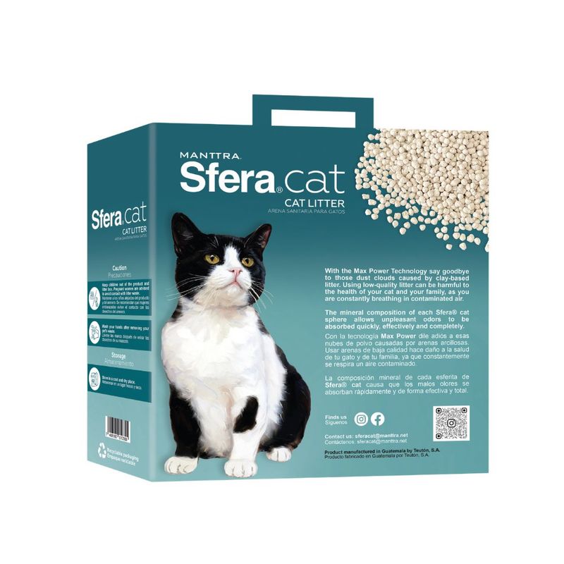 Arena Sanitaria para Gatos Sfera Cat de 14 Lbs