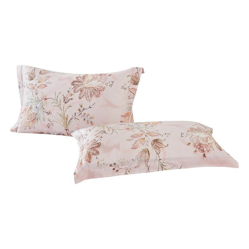 Funda de Duvet Ophelie Tamaño Queen Estampado Floral Rosa