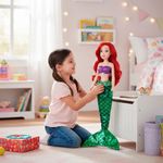 Muñeca Disney Princess Ariel de la Sirenita 80 Cm