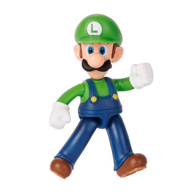 Super Mario Figura de Luigi de 2.5 Plg