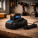 Cargador de Batería Ion Litio 20 V