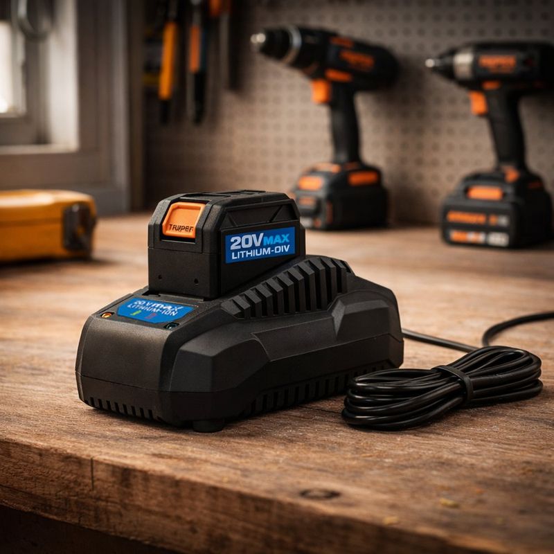 Cargador de Batería Ion Litio 20 V