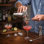 Set de 5 Piezas de Bar en Acero Inoxidable Color Plateado