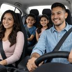 Cubre Asiento para Auto de Tela Negro