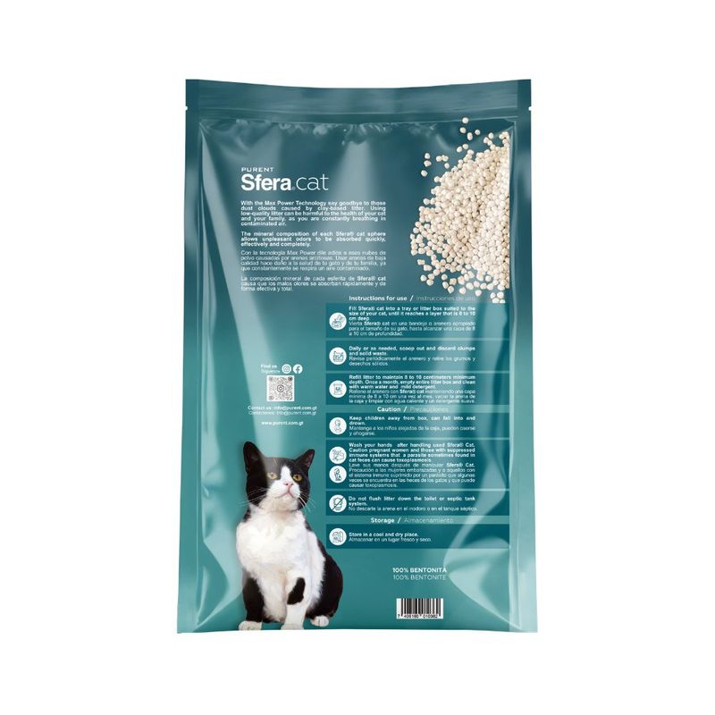 Arena Sanitaria para Gatos Sfera Cat 4.76 Kg