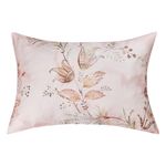 Cojín Decorativo Ophelie de 35 x 50 cm Estampado Floral Rosa