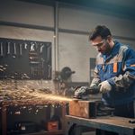 Esmeriladora Angular Inalámbrica de 4-1/2 Plg 10,000 RPM