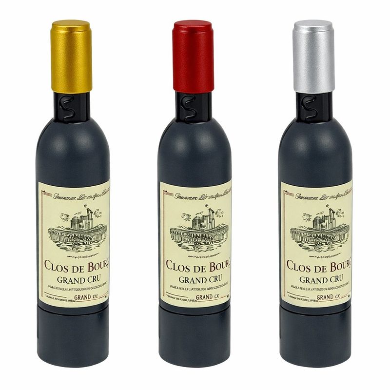 Sacacorchos para Vino Tipo Botella con Destapador