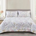 Set de Cubrecama Lavander Haze Tamaño Queen Estampado Floral Multicolor