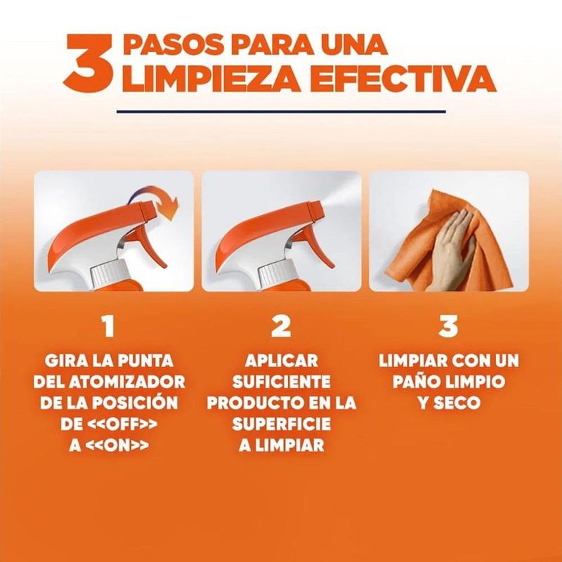 Limpiador para Cocina Mr. Músculo Platinum Triple Acción Aroma Limón de 650 ml